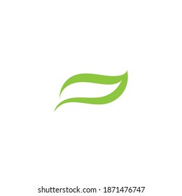 Logos of green Tree leaf ecology nature element vector