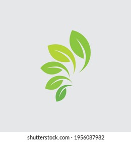 Logos of green Tree leaf ecology nature element vector icon