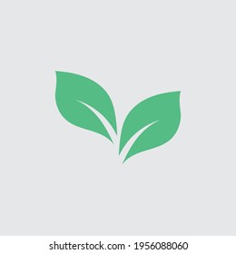 Logos of green Tree leaf ecology nature element vector icon