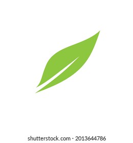 Logos of green Tree leaf ecology nature element vector