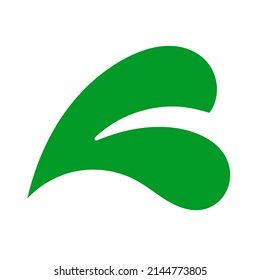Logos of green Tree leaf ecology nature element vector