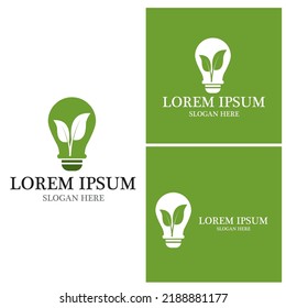 Logos of green Tree leaf ecology nature element vector