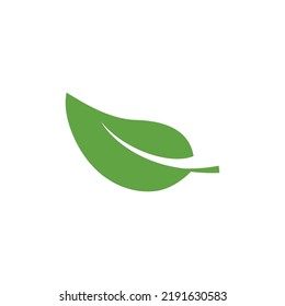 Logos of green Tree leaf ecology nature element vector