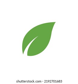 Logos of green Tree leaf ecology nature element vector