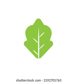 Logos of green Tree leaf ecology nature element vector