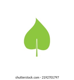 Logos of green Tree leaf ecology nature element vector
