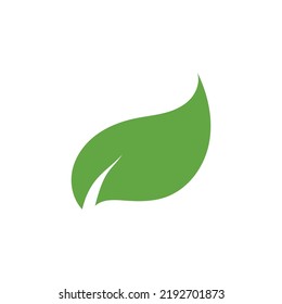 Logos of green Tree leaf ecology nature element vector
