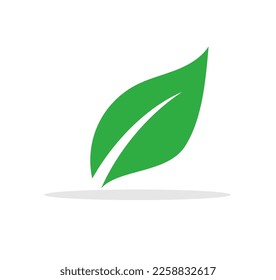 Logos of green Tree leaf ecology