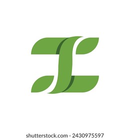 Logos of green Tree leaf ecology nature element vector