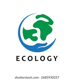 Logos of green Tree leaf ecology nature element vector