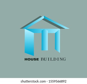 logos of houses, villas, real estate for your company or business