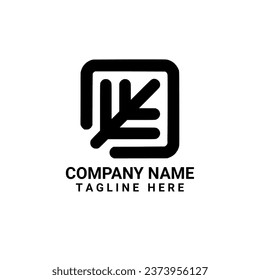 Logotipos e íconos en forma de huesos y hojas con una impresión moderna y elegante.  Adecuado para tu empresa.