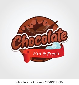 Logos, labels and badges of fresh drinks with different delicious. Vector illustration for your design, packaging and advertising