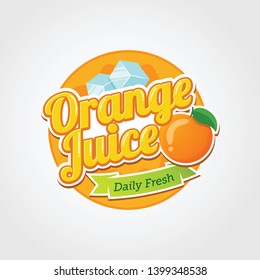 Logos, labels and badges of fresh drinks with different delicious. Vector illustration for your design, packaging and advertising