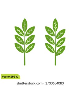 Logos of leaf ecology nature element vector icon. Symbol of ecology, environmental awareness. Design element. eps 10