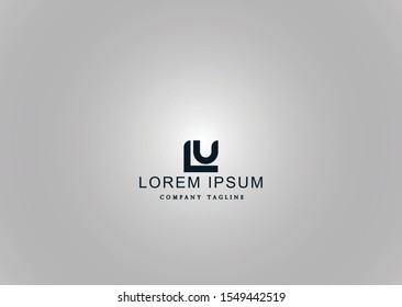 logos with the letters L and U look more modern and simple but minimalist in style
