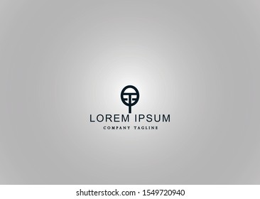 logos with the letters O and T are combined and become a minimalist logo that is also dynamic