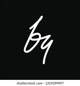 Logos made of small letters b and r