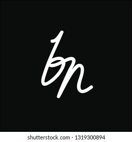 Logos made of small letters b and n