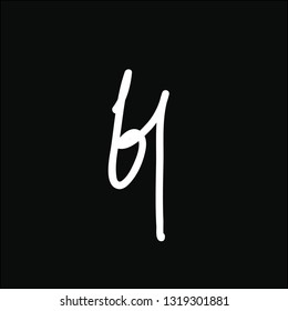 Logos made of small letters b and k