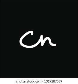 Logos made of small letters c and n