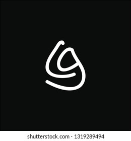 Logos made of small letters c and g