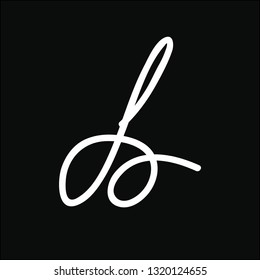 Logos made of small letters d and a