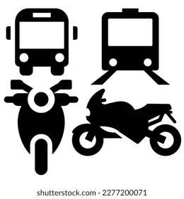 Logos of motor vehicles, cars and trains 