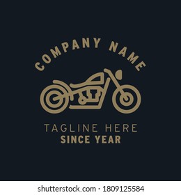 logos with motorbike illustrations, for motorcycle clubs, motorcycle teams, emblems, flags, banners, stickers, and many more in their application.
