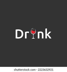 Logos with party glasses can be used for café logos or the like.