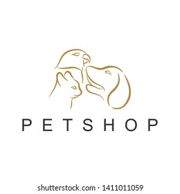 logos for pet shop. animal dwellers. animal rescue.