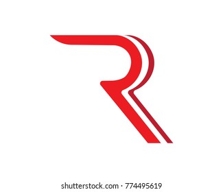Logos R letter Template