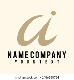 A and I logos are strong unique and luxurious