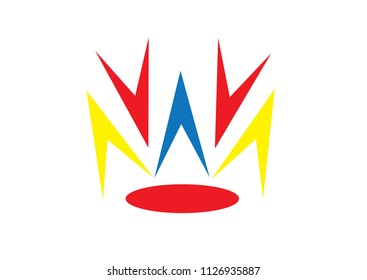 logos that resemble a triangular base direction sign