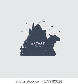 logos of unspoiled wild forests