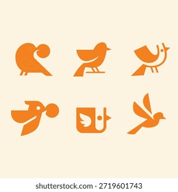 logos of various types of birds