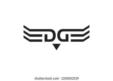 Logos are the words E D G E and arrow. Caption
