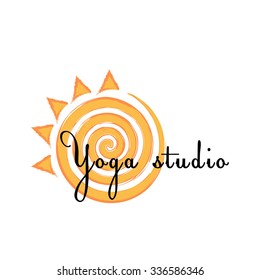  logos for yoga studio or meditation class. Healthcare, sport, fitness, spa logo design elements.
Illustration for yoga class, yoga studio.Vector yoga illustration.
