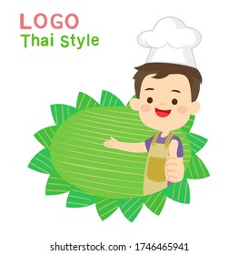 LogoThai Style and Chef Vector