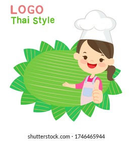 LogoThai Style and Chef Vector