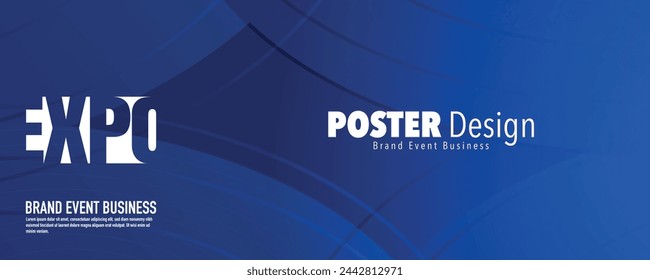 logotype abstract graphic EPS vector design of annual event summit and title made for EXPO Technology, AI, Art adn other theme - annual convention for Artificial Intelligence