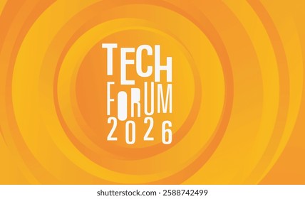 logotype abstract graphic EPS vector design of annual event summit and title made for Technology forum theme - annual convention for tech