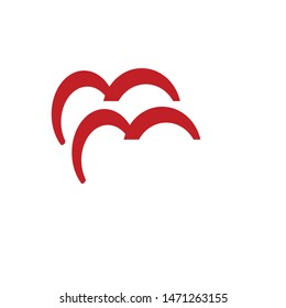 logotype animal cartoon abstract vector