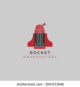 Logotipo Logotipo observatorio de cohetes astronómicos