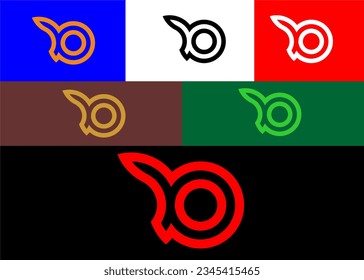 Logotype b creative identity fashion typography icon vector template