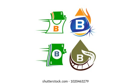 Logotype B Modern Template Set