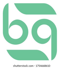 Logotipo de las letras B y Q