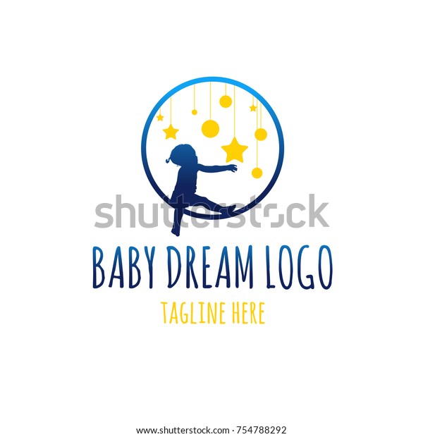 Logotype Bebe Reve Pour Magazines Magasin Image Vectorielle De Stock Libre De Droits