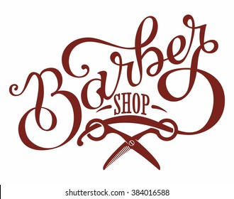 logotype for barbershop