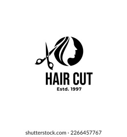 logotype for barbershop vector template